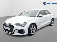 Used Audi A3 S-Line 2023 White Sedan