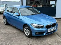 Used BMW 118 Comfort Edition 136 HP (100 kW) 2017 Blue Hatchback