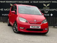 Usado Skoda Citigo-e IV SE L 61 kW (83 CV) 2020 Rojo Utilitario