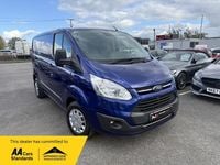Used Ford Transit Custom Trend 130 HP (95 kW) 2017 Blue Van