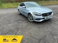 Begagnad Mercedes C200 184 HK (135 kW) 2015 Silver Sedan
