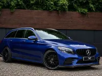 Used Mercedes C220 AMG Line Premium Plus 2019 Blue Estate