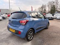 Used Hyundai i10 Premium 2017 Blue Hatchback