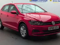 Used VW Polo SE 64 HP (47 kW) 2019 Red Hatchback