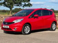 Used Nissan Note Acenta 2016 Red Hatchback