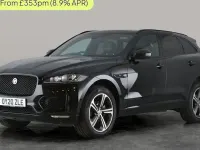 Usado Jaguar F-Pace Chequered Flag 180 CV (132 kW) 2020 Negro SUV