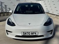 Used Tesla Model 3 Standard Range 239 kW (325 HP) 2020 White Sedan