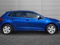 Used VW Polo SE 95 HP (69 kW) 2019 Blue Hatchback