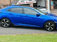 Used Honda Civic Sport Plus 182 HP (133 kW) 2019 Blue Hatchback