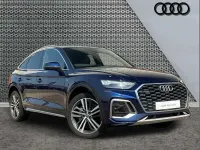 Used Audi Q5 Sportback S-Line 261 HP (191 kW) 2021 Blue SUV