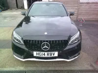 Used Mercedes C220 AMG line 170 HP (125 kW) 2014 Black Sedan