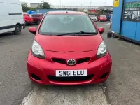 Used Toyota Aygo 68 HP (50 kW) 2011 Red Hatchback