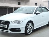 Used Audi A3 Sportback S-Line 2013 White Hatchback