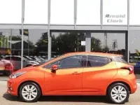 Used Nissan Micra Acenta 100 HP (73 kW) 2020 Orange Hatchback