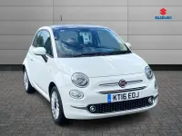Used Fiat 500 Lounge 69 HP (50 kW) 2016 White Hatchback