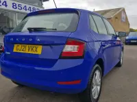 Used Skoda Fabia SE 60 HP (44 kW) 2021 Blue Hatchback