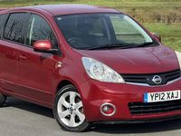 Begagnad Nissan Note N-TEC 2012 Röd Halvkombi