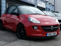 Used Vauxhall Adam 70 HP (51 kW) 2017 Red Hatchback