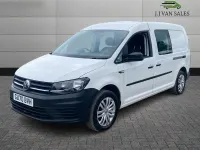 Used VW Caddy Maxi S 102 HP (75 kW) 2021 White MPV