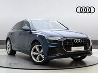 Used Audi Q8 S-Line 286 HP (210 kW) 2019 Blue SUV