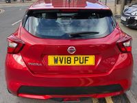 Used Nissan Micra Acenta Limited Edition 2018 Red Hatchback
