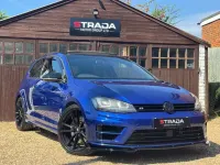 Used VW Golf VII R 295 HP (216 kW) 2014 Blue Hatchback