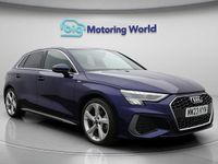 Used Audi A3 Sportback S-Line 110 HP (80 kW) 2023 Blue Hatchback