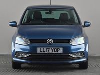 Used VW Polo Edition 90 HP (66 kW) 2017 Blue Hatchback