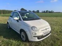 Used Fiat 500 Lounge 69 HP (50 kW) 2013 White Hatchback