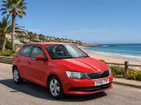 Used Skoda Fabia SE 90 HP (66 kW) 2015 Red Hatchback