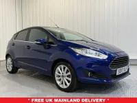 Used Ford Fiesta Titanium 2017 Blue Hatchback