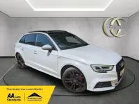 Used Audi A3 S-Line 116 HP (85 kW) 2019 White Sedan