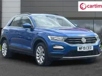Used VW T-Roc SE 150 HP (110 kW) 2019 Blue SUV