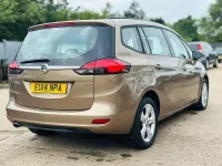 Used Vauxhall Zafira Tourer 165 HP (121 kW) 2014 Brown MPV
