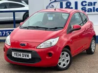 Used Ford Ka 69 HP (50 kW) 2014 Red Hatchback
