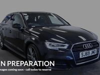 Used Audi A3 Sportback S-Line 150 HP (110 kW) 2019 Black Hatchback