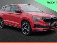 Used Skoda Karoq SportLine 110 HP (80 kW) 2025 Velvet red metallic SUV