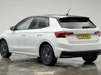 Used Skoda Fabia Colour Edition 85 HP (62 kW) 2024 Moon white metallic black magic pearl effect Hatchback