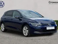 Used VW Golf VII Style 150 HP (110 kW) 2020 Atlantic blue Hatchback