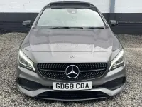 Begagnad Mercedes CLA200 AMG line 156 HK (114 kW) 2018 Grå Sportkupé