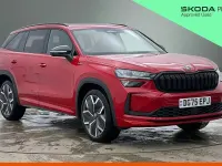 Used Skoda Kodiaq SportLine 150 HP (110 kW) 2025 Velvet red metallic SUV