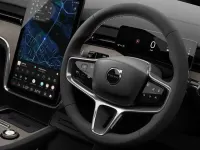 New Volvo EX90 Ultra 2026 Aurora silver SUV