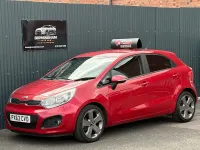 Used Kia Rio 2013 Red Hatchback