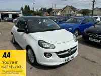 Used Vauxhall Adam Glam 70 HP (51 kW) 2016 White Hatchback