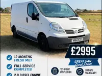 Used Nissan Primastar SE 115 HP (84 kW) 2014 White MPV