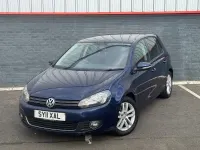 Used VW Golf VI GT 140 HP (102 kW) 2011 Blue Hatchback