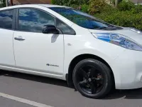 Used Nissan Leaf Black Edition 80 kW (109 HP) 2017 White Hatchback