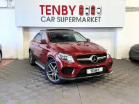 Used Mercedes GLE350 AMG Line Premium Plus 2017 Red Coupe
