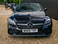 Usado Mercedes C200 AMG line 198 HP (145 kW) 2019 Preto Cabrios