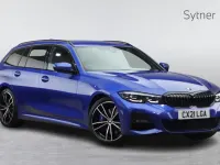 Used BMW 330 M Sport 282 HP (207 kW) 2021 Blue Estate